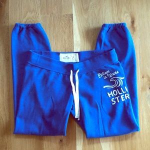 Bright Blue Hollister Joggers Size M